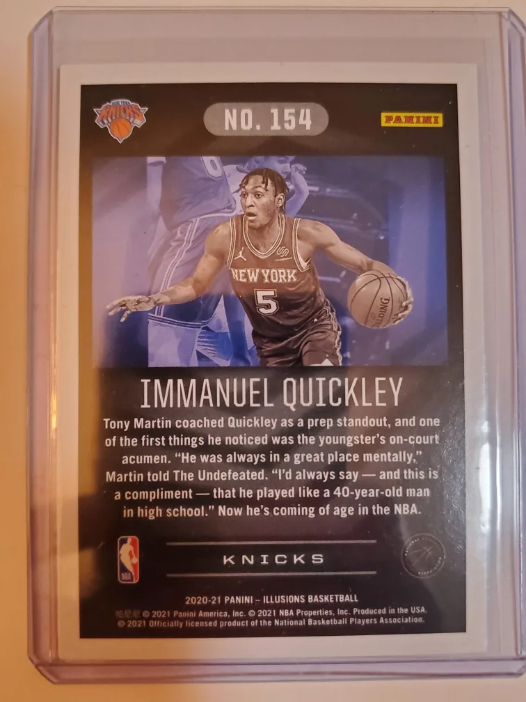 Immanuel Quickley Rookie Card image indicator(7)