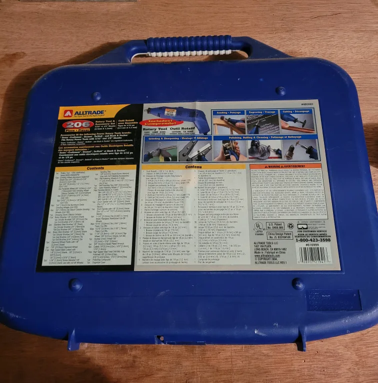 Alltrade 206-Piece Rotary Tool Kit image indicator(2)