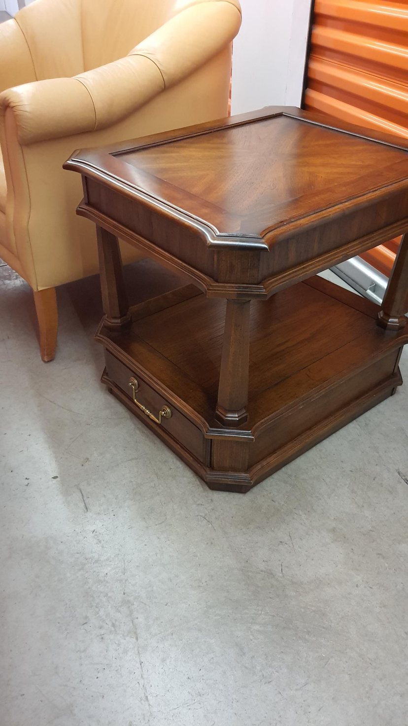 Side table//coffee table solid wood 70s - photo 2