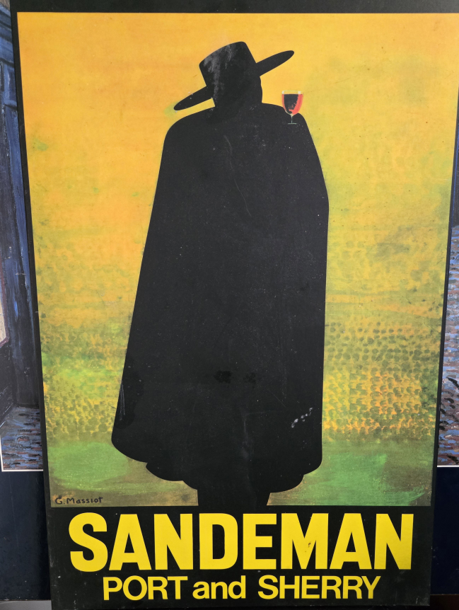 Vintage Sandeman Port and Sherry Poster - photo 2