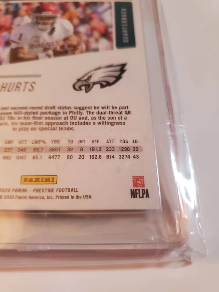 Superbowl MVP Jalen Hurts Rookie card image indicator(6)