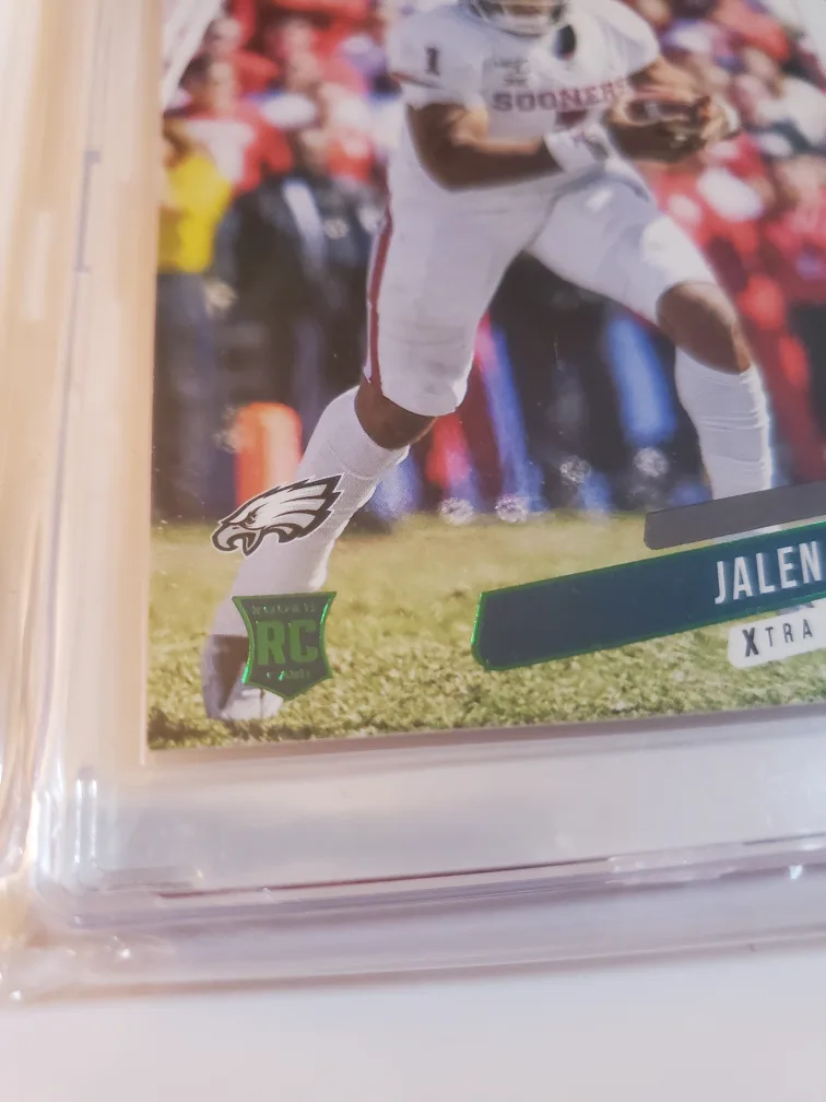 Superbowl MVP Jalen Hurts Rookie card image indicator(7)