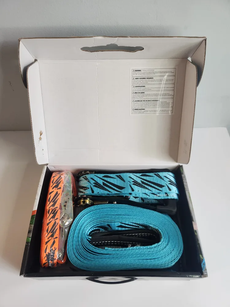 Ripline 40ft Ninja Slackline Challenge Course with Teaching Line image indicator(2)