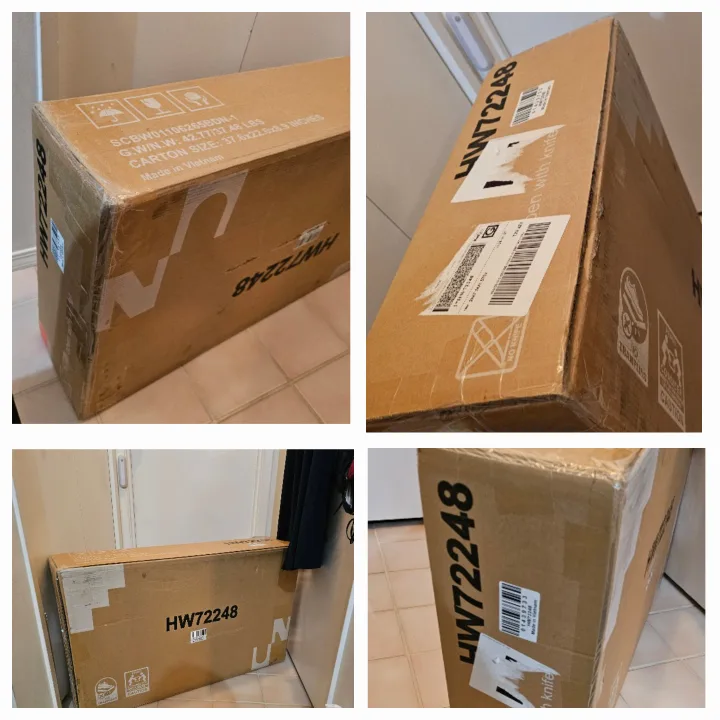 🏈Outdoor Patio Wicker Cabinet with Acacia Wood Top image indicator(4)