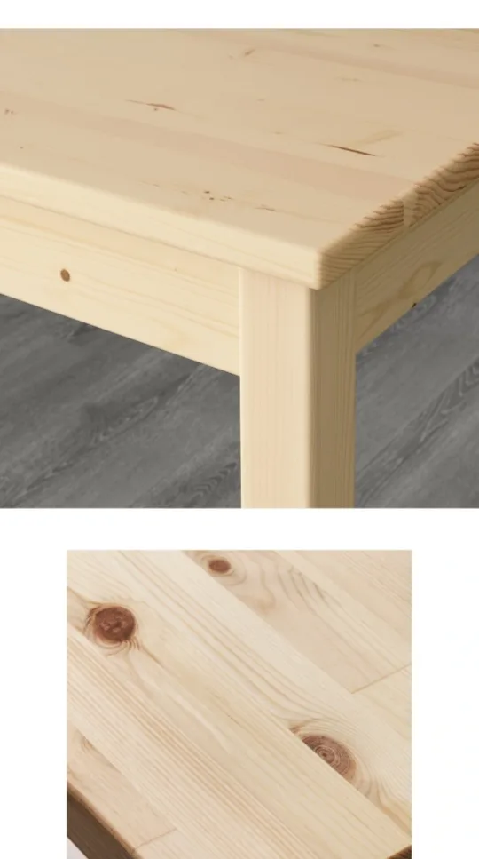 IKEA Ingatorp Table - Solid Pine Wood image indicator(2)