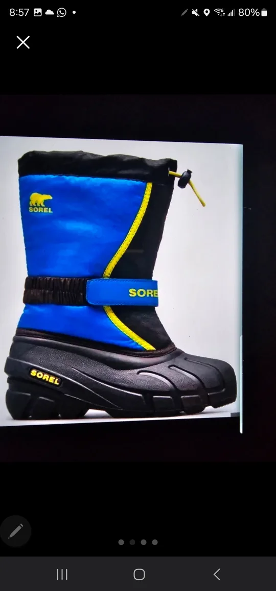 Sorel Kids' Winter Boots - Size 6 🏈 image indicator(2)