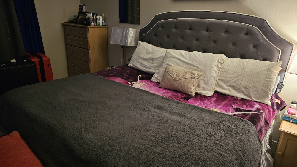 King Size Bed Frame and Box Spring - photo 3