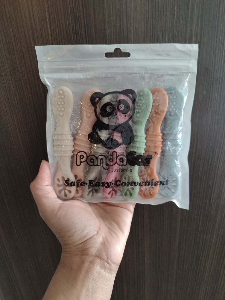Pandaer Baby Spoon Teether Set - 7 Pack