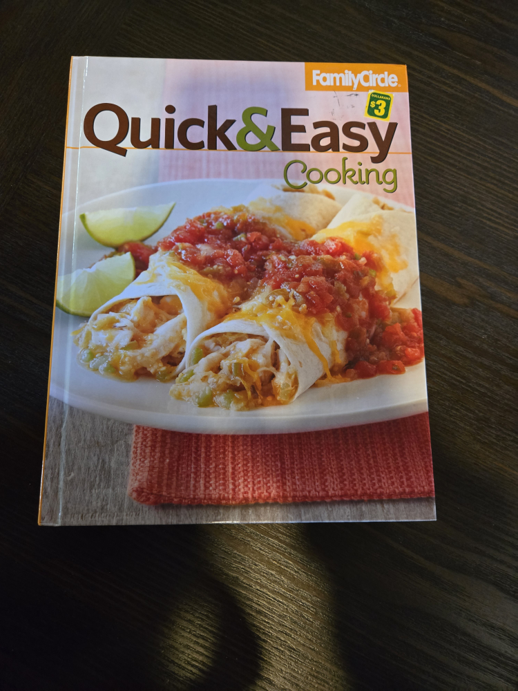 #freecycle Family Circle Quick & Easy Cooking Cookbook