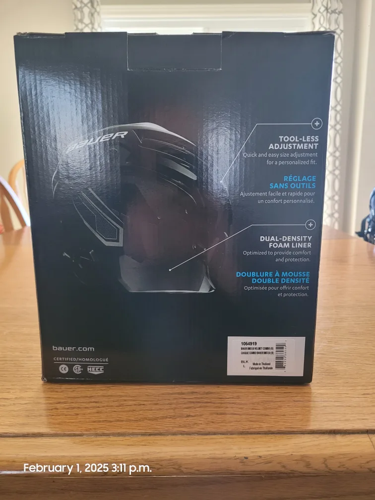 Bauer Profile L/G Hockey Helmet with Cage image indicator(9)