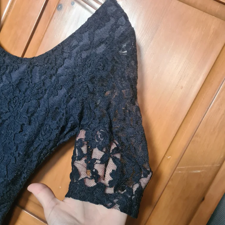 🏈Dark blue Lace Bodycon Dress🏈 image indicator(3)