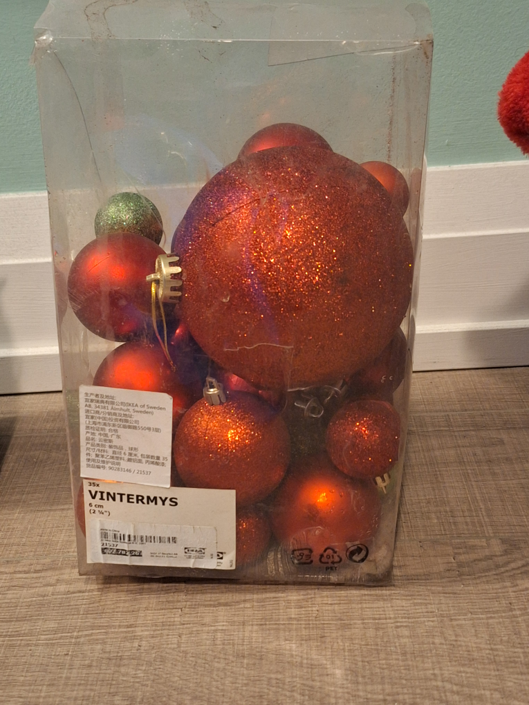 IKEA VINTERMYS Christmas Ornaments #freecycle