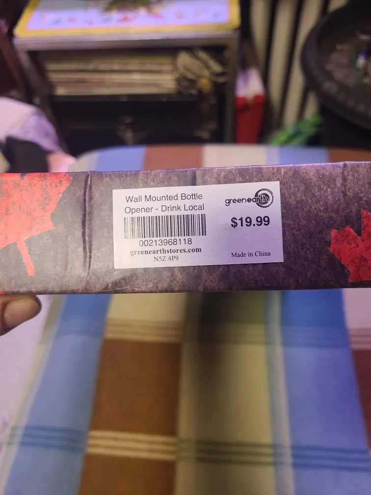 Wall Mounted Bottle Opener - Drink Local - Ontario image indicator(2)