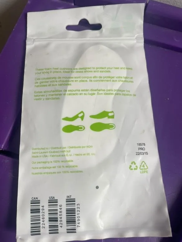 #freecycle New IOVI Foam Heel Cushions image indicator(2)