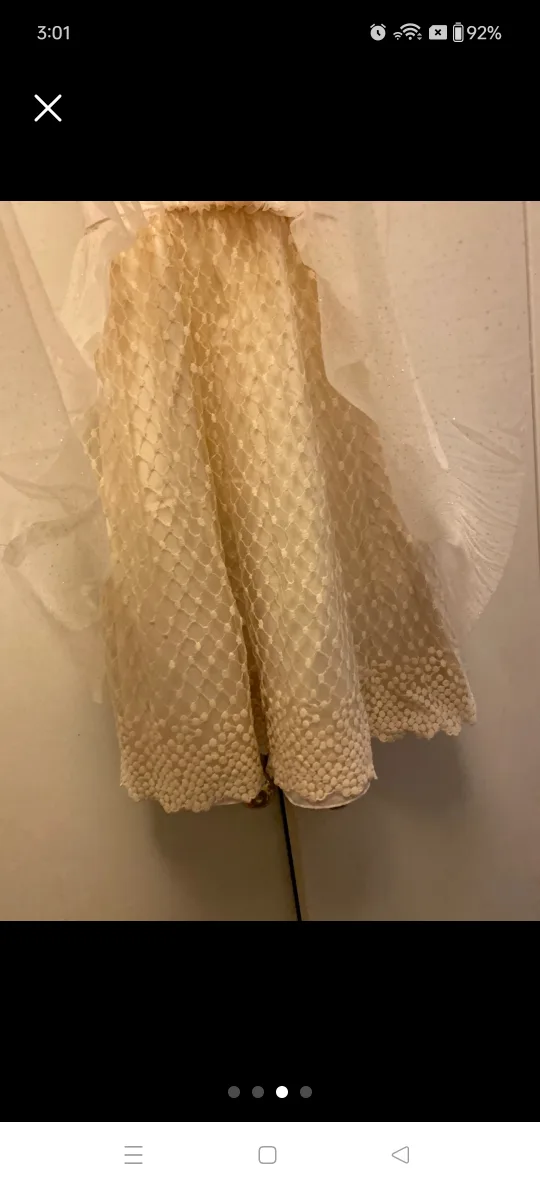 Girls' Champagne Flower Girl Dress image indicator(4)