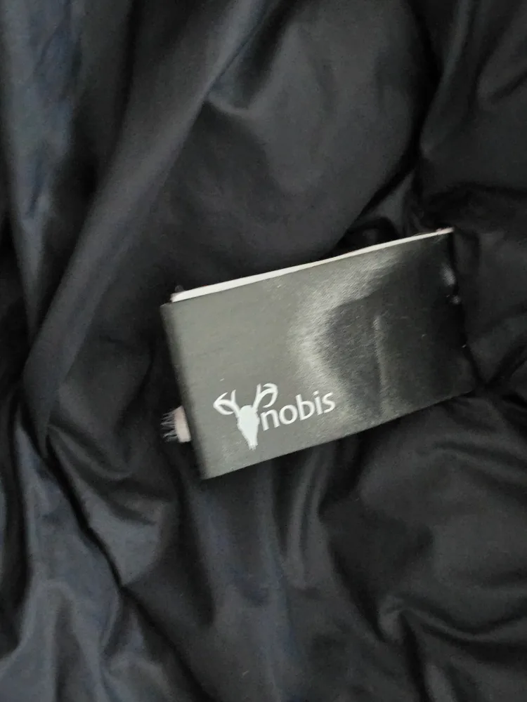 Nobis Cartel  Men's Black Bomber with Fur Hood - Size Large image indicator(4)