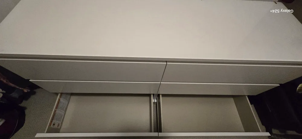 IKEA MALM 6-Drawer Dresser - White image indicator(5)