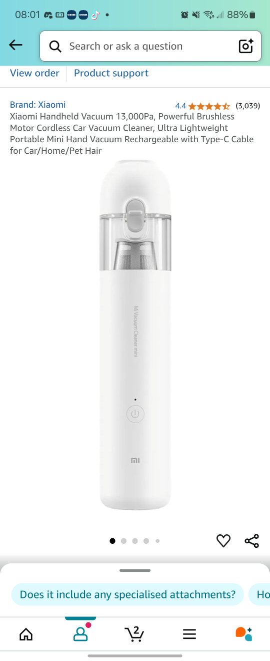 Xiaomi Mi Vacuum Cleaner Mini - Cordless Handheld Vacuum - photo 3