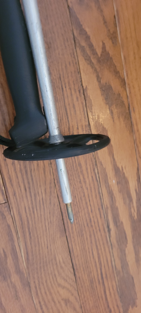 Pair of used touring ski poles - photo 3