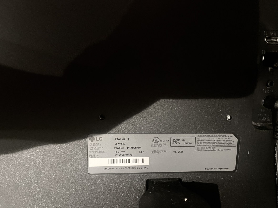 LG 29WK500 Ultrawide monitor - photo 2