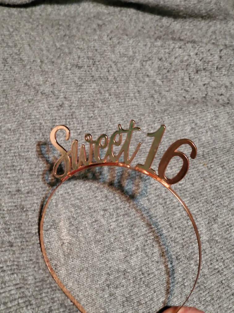 Rose Gold Sweet 16 Headband image indicator(2)
