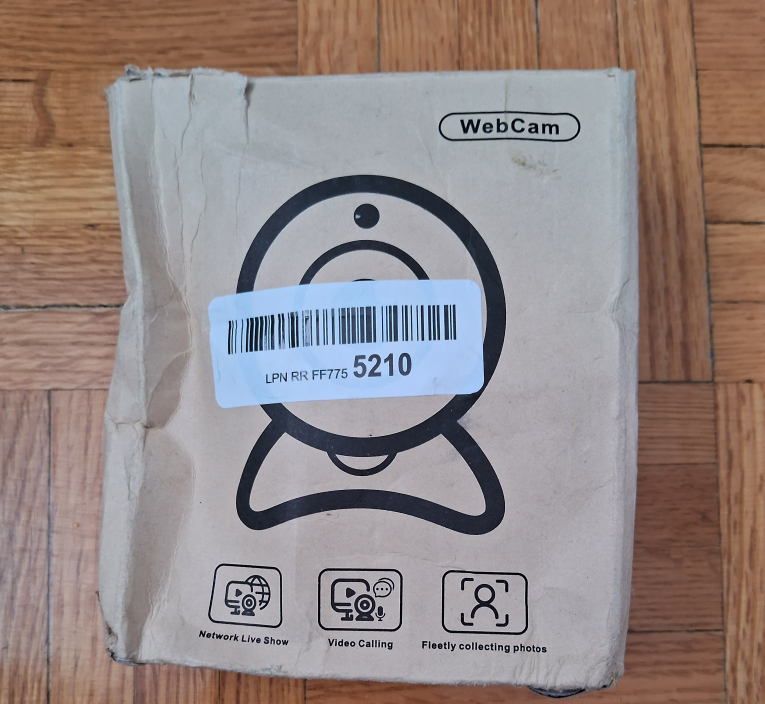 New Webcam with USB connection