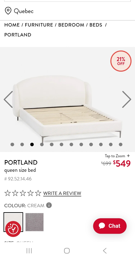 structube Queen Bed Frame - photo 2