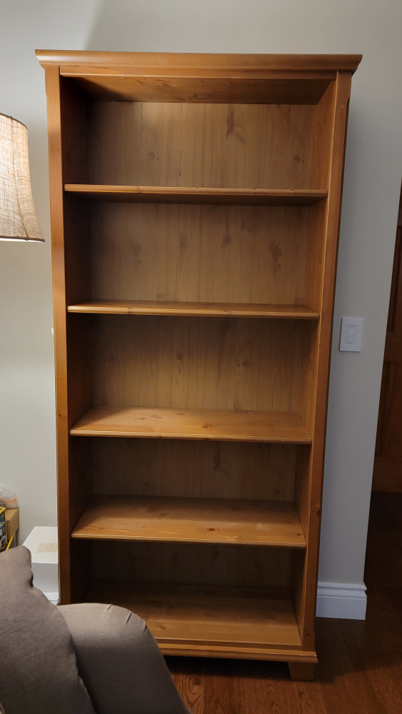Solid wood bookcase - photo 2