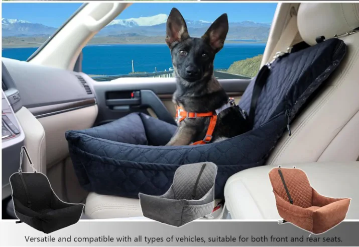 NEW!   Wooaidagg Pet Car Seat - Grey image indicator(7)