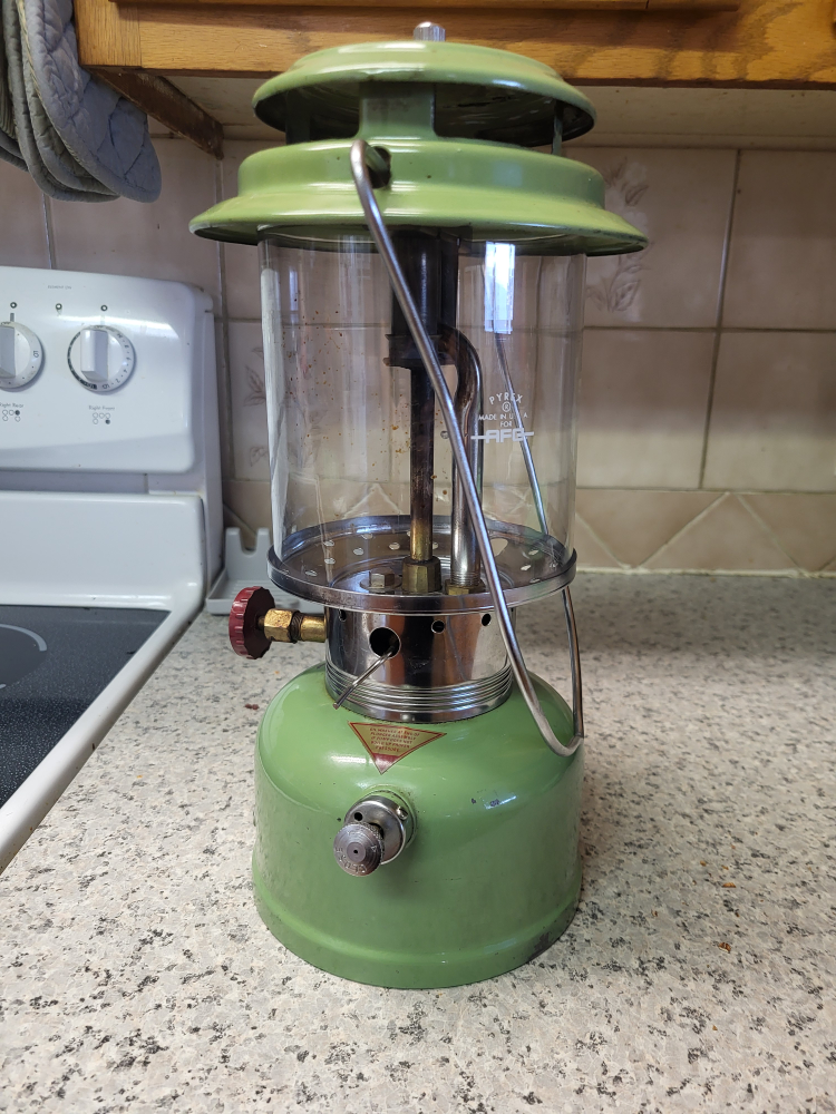 Vintage AFC gasoline lantern- Green - photo 2