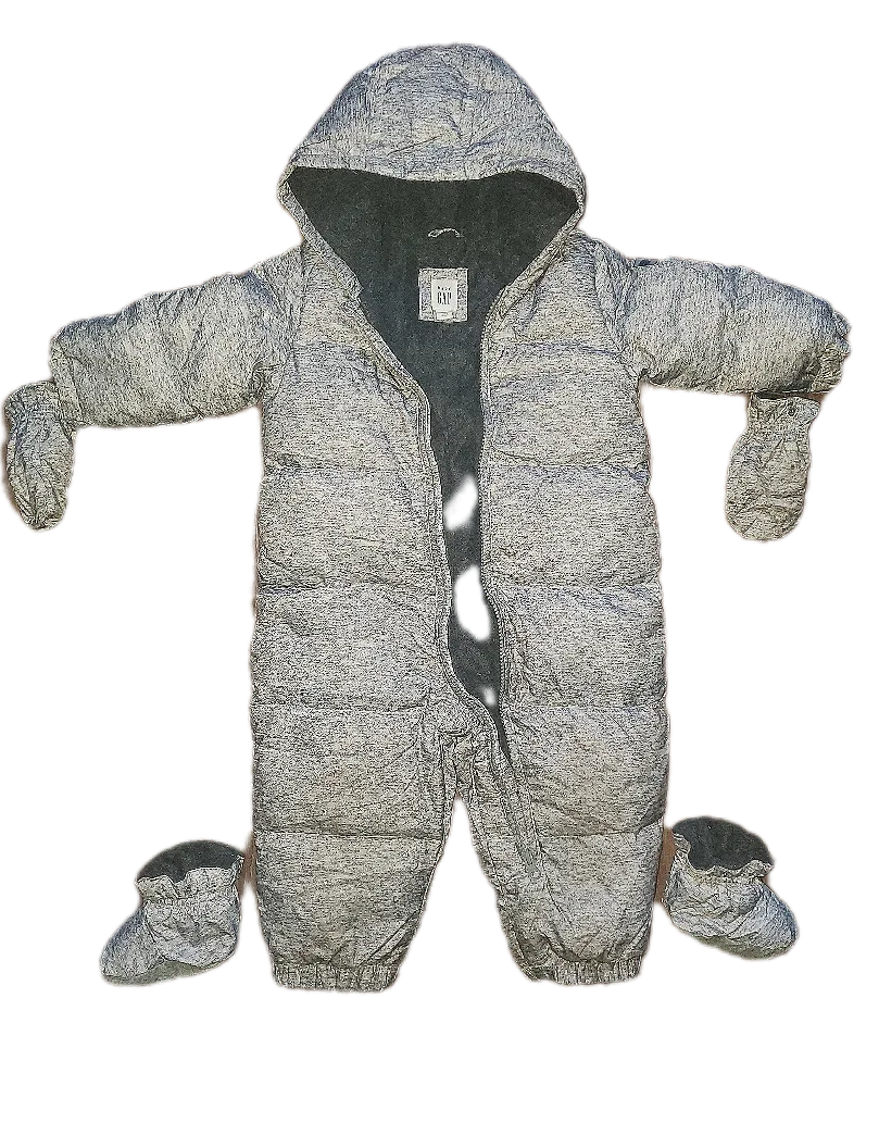Baby Gap Snowsuit w Mittens Booties 12 - 18 months image indicator(8)