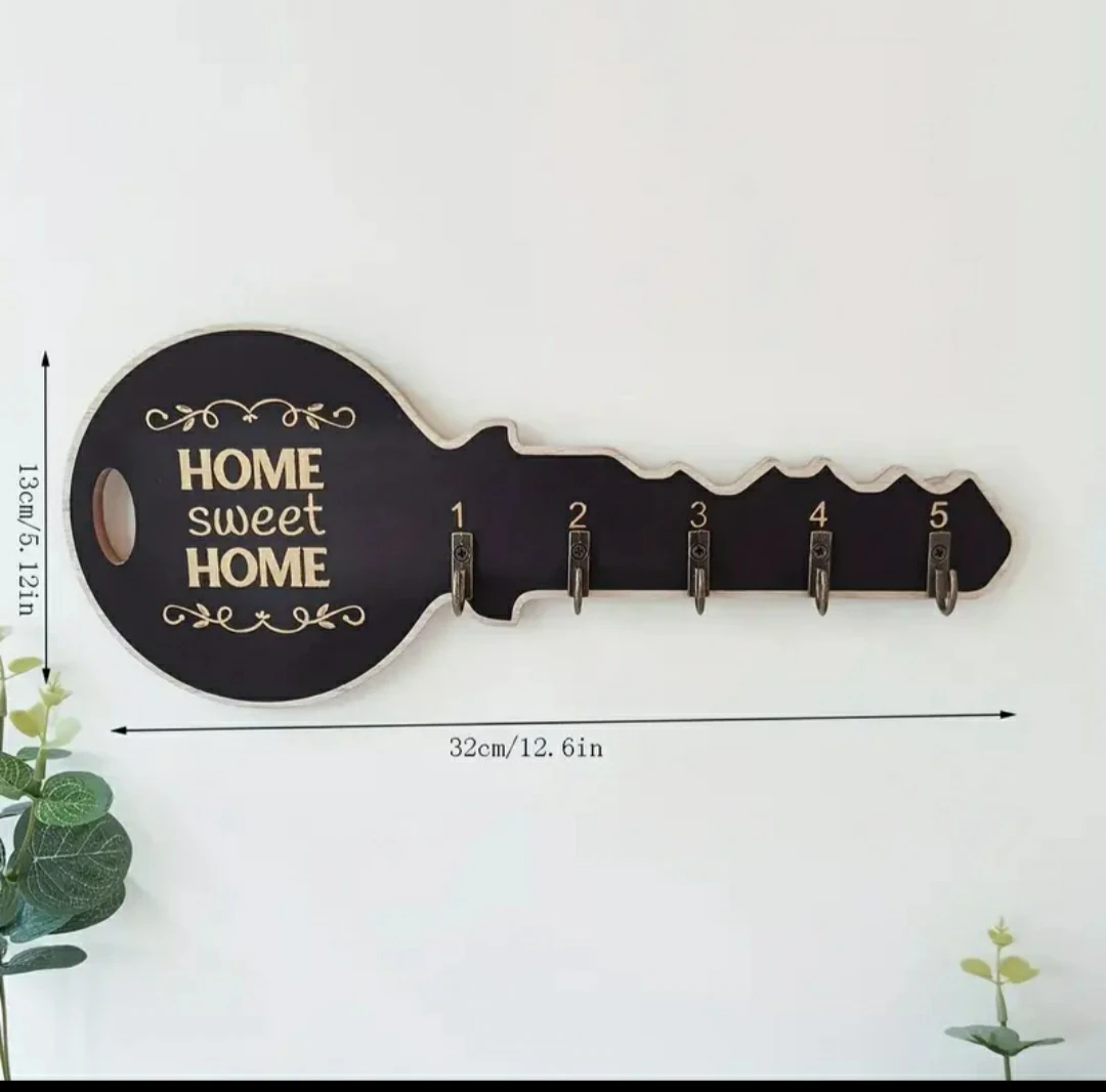 Key-shaped Wall-mounted Key Holder - photo 2