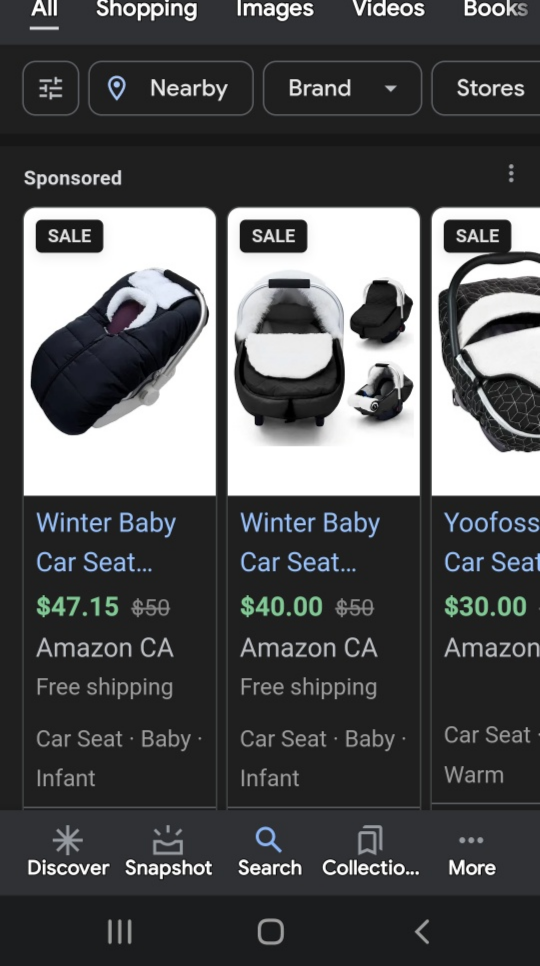 Jolly Jumper Sneak-a-peek Deluxe Infant Carseat Cover - photo 2