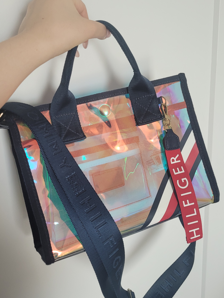 Tommy Hilfiger iridescent tote bag