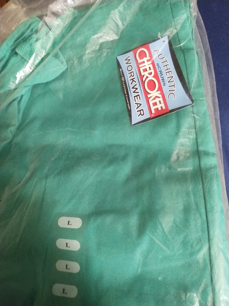 Cherokee Workwear Scrubs - Size Large - Teal image indicator(2)