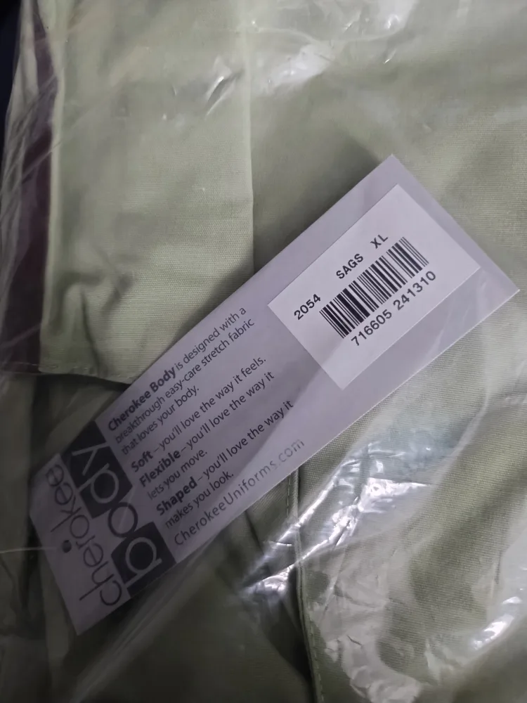 Cherokee Workwear Scrubs - Size Large - Teal image indicator(4)