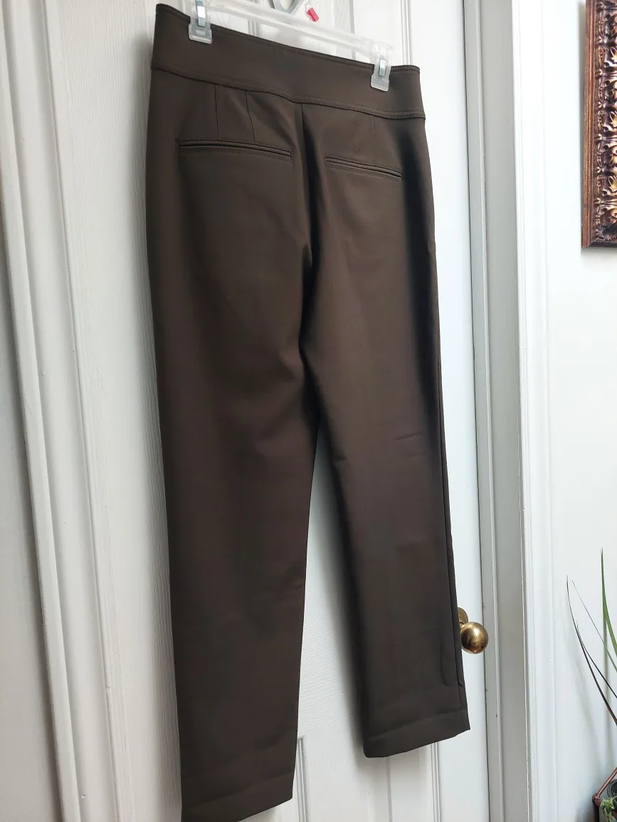 Club Monaco Women's Olive Green Pants Size 6 image indicator(10)