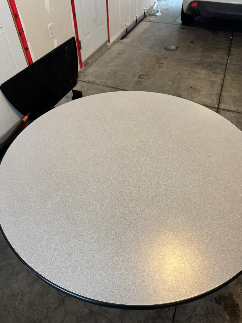 Round Table with Black Pedestal Base - photo 3