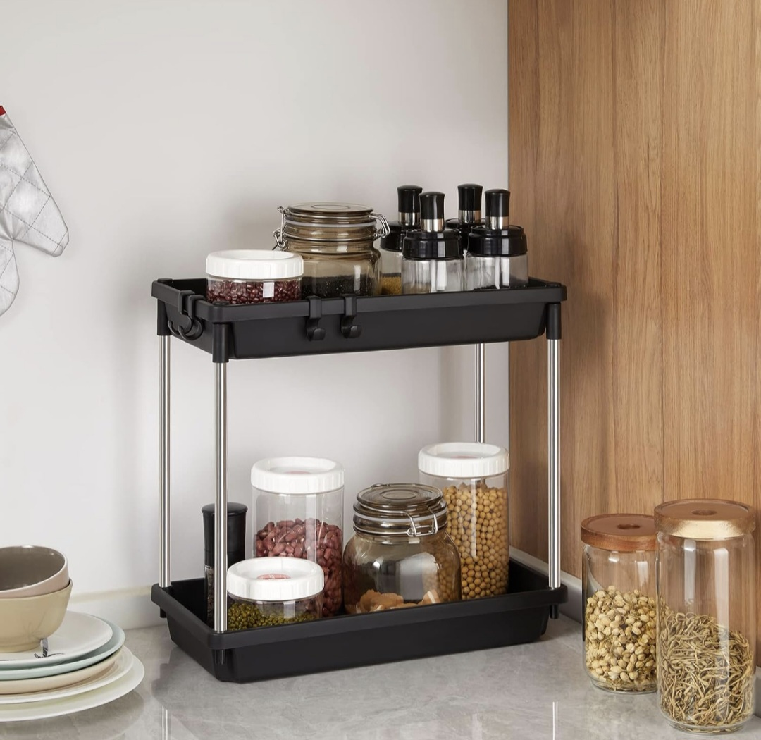 2 Pack Black Organizer 2-Tier - photo 4