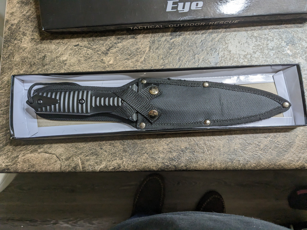 Snake Eye Tactical Outdoor Rescue Double-Edged Dagger Knife - photo 3