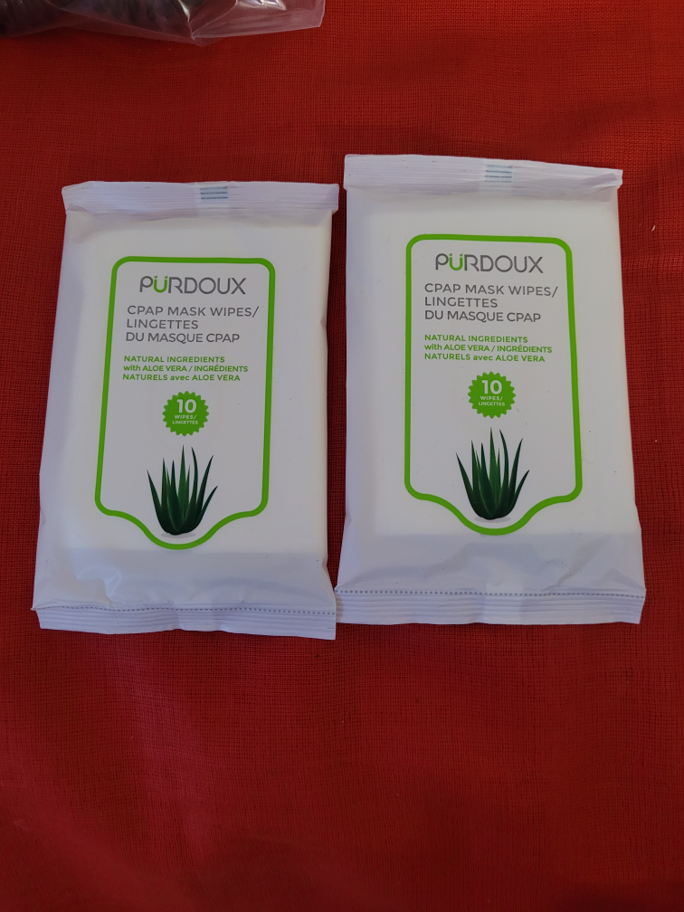 2 Packs of PurdouX CPAP Mask Wipes