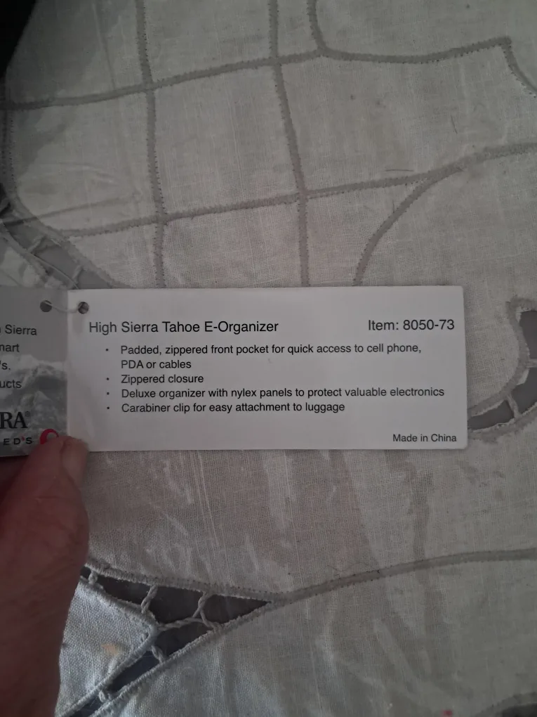 #freecycle# High Sierra Deloitte Branded E-Organizer image indicator(5)