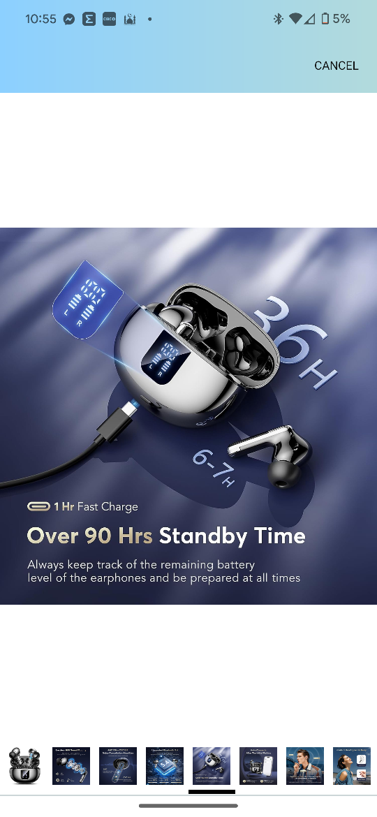 Wireless Earbuds with Noise Cancellation and Long Battery Life - photo 4