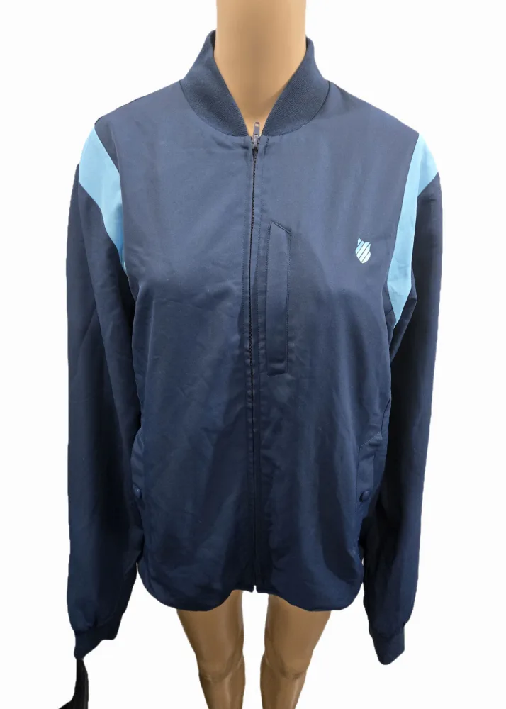 BNWTT Men's K-Swiss Warm Up Jacket Size L image indicator(3)