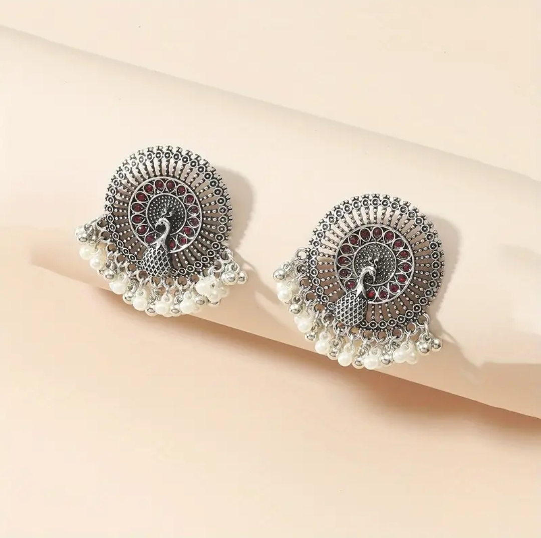 Bohemian Jhumka Earrings - Set of 5 Pairs - photo 5