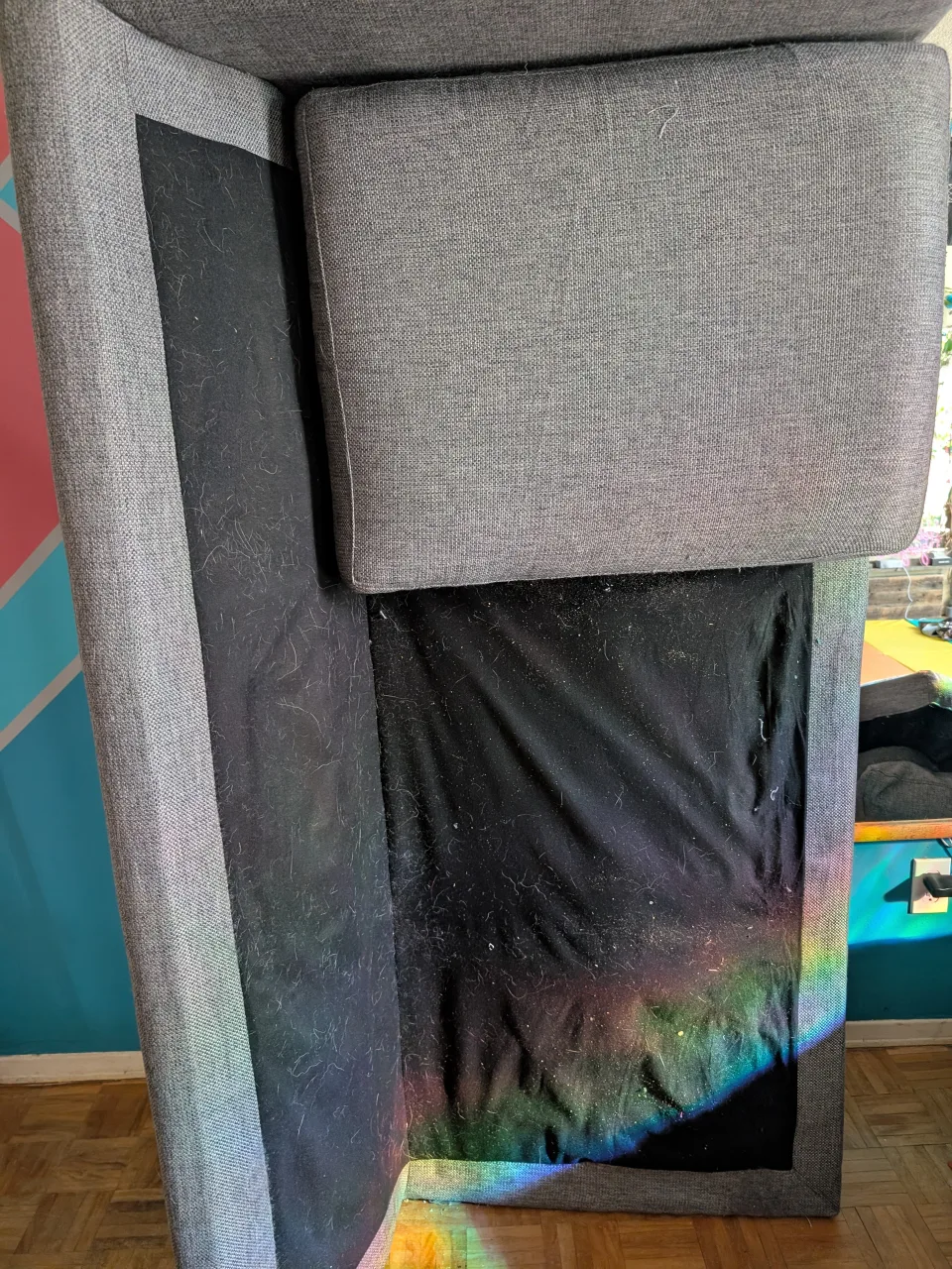 L shaped sectional couch,  with chaise on right side only image indicator(5)