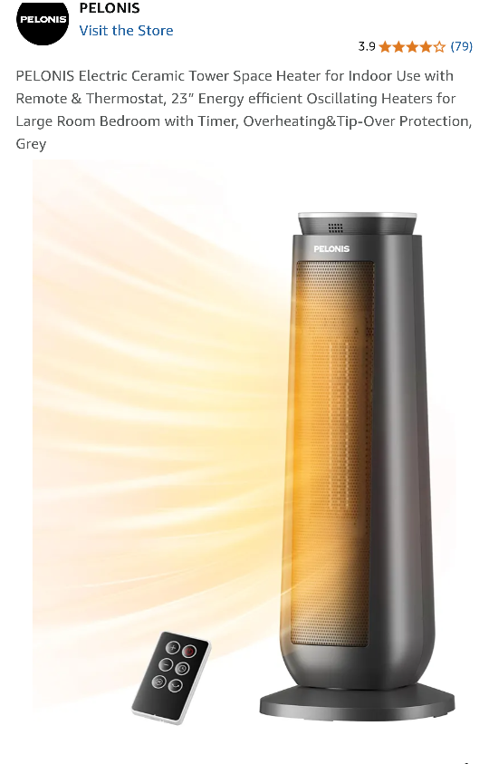 Tower Heater Portable - photo 2