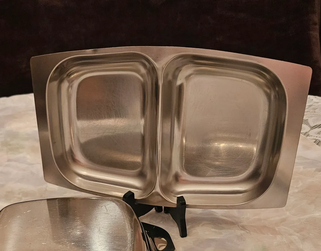 Vintage Mid-century Stainless Steel Pieces image indicator(9)