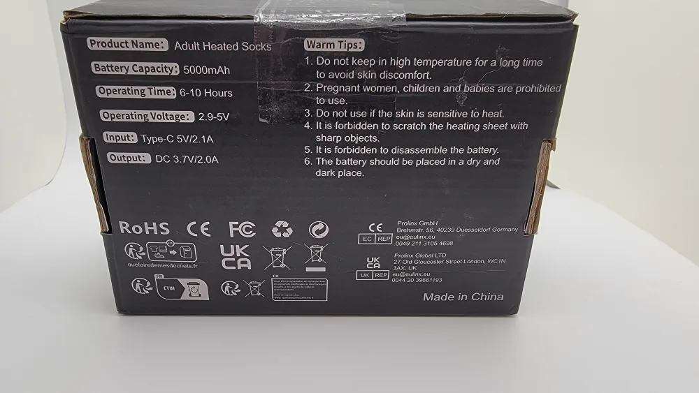 Heated Socks - 5000mAh Rechargeable, 8H Warmth! 🏈 image indicator(6)