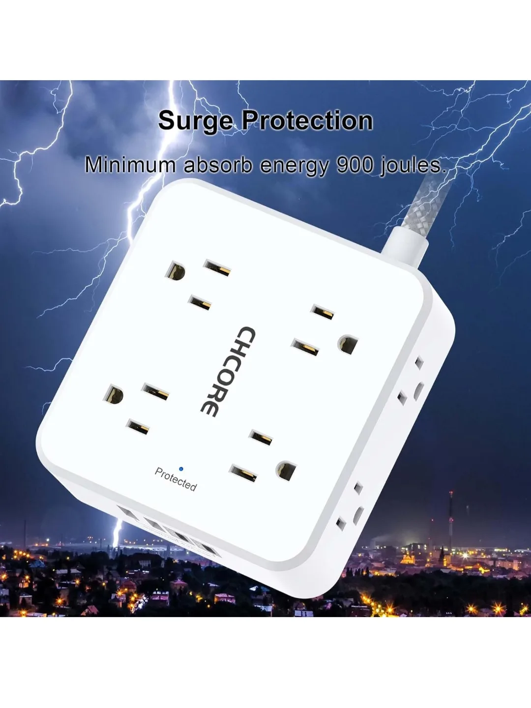 12-in-1 Wall Mount Power Cube image indicator(6)